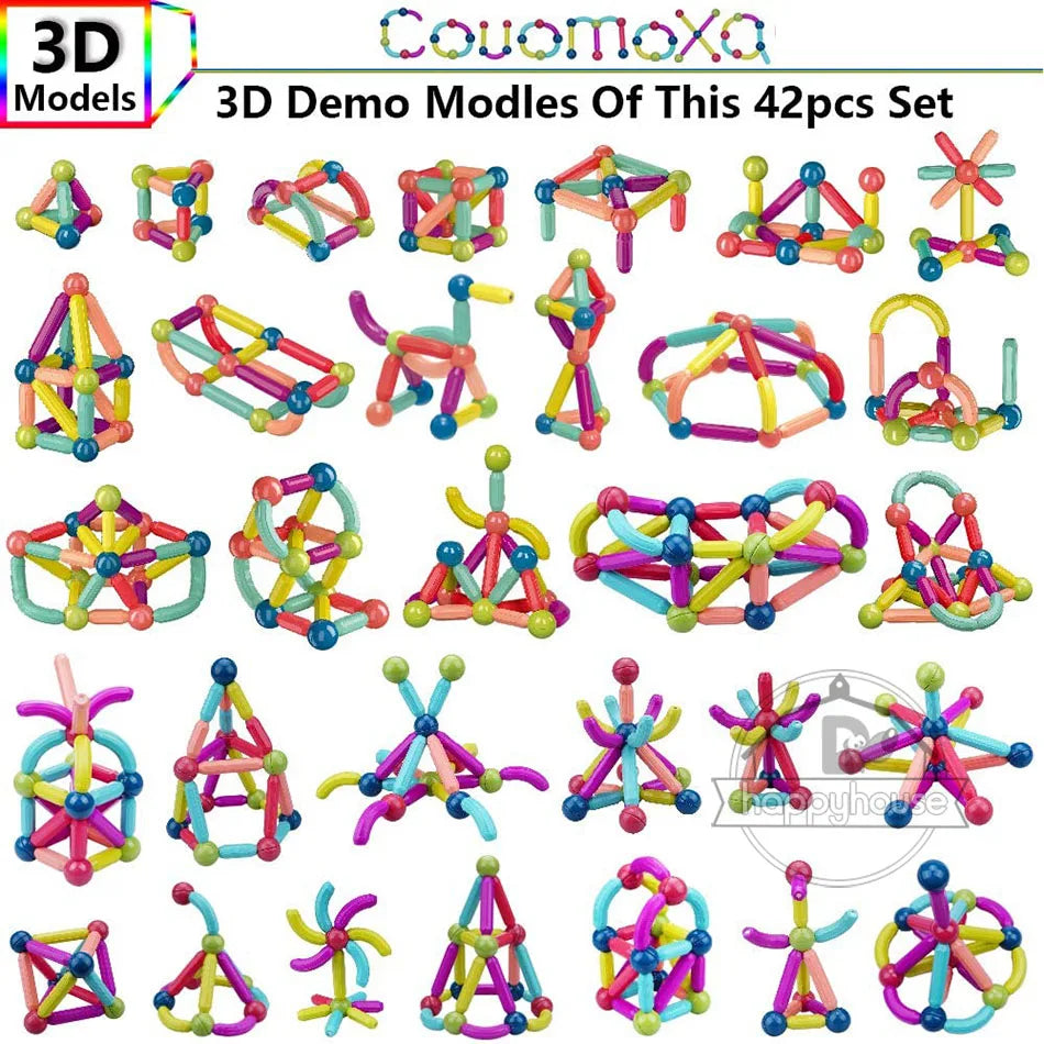 Magnetic construction set