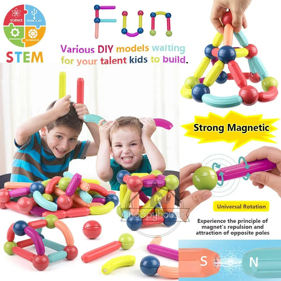 Magnetic construction set
