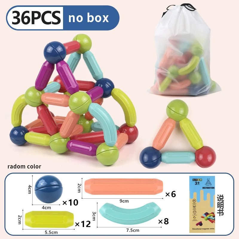 Magnetic construction set
