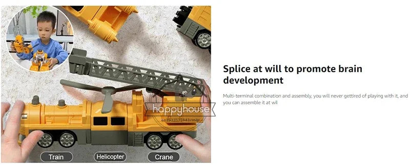 Magnetic Transforming Car Set