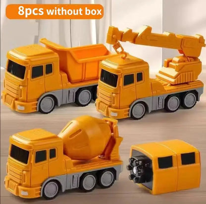Magnetic Transforming Car Set